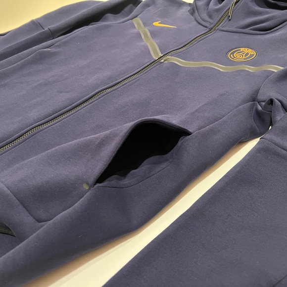 Nike x Paris Saint Germain, Tech Fleece, DV4297 498, Blue - Picture 3 of 16